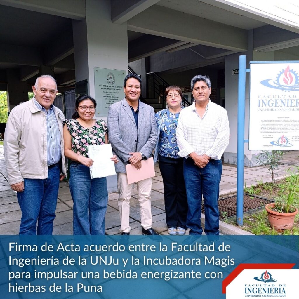 Universidad: Facultad de Ingeniería y la Incubadora Magis firmaron acuerdo para desarrollar una bebida energizante con hierbas de la Puna
