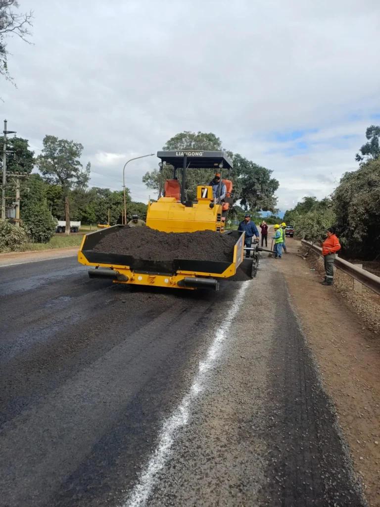 Obras: Vialidad de la Provincia continúa repavimentando Ruta Nacional 34